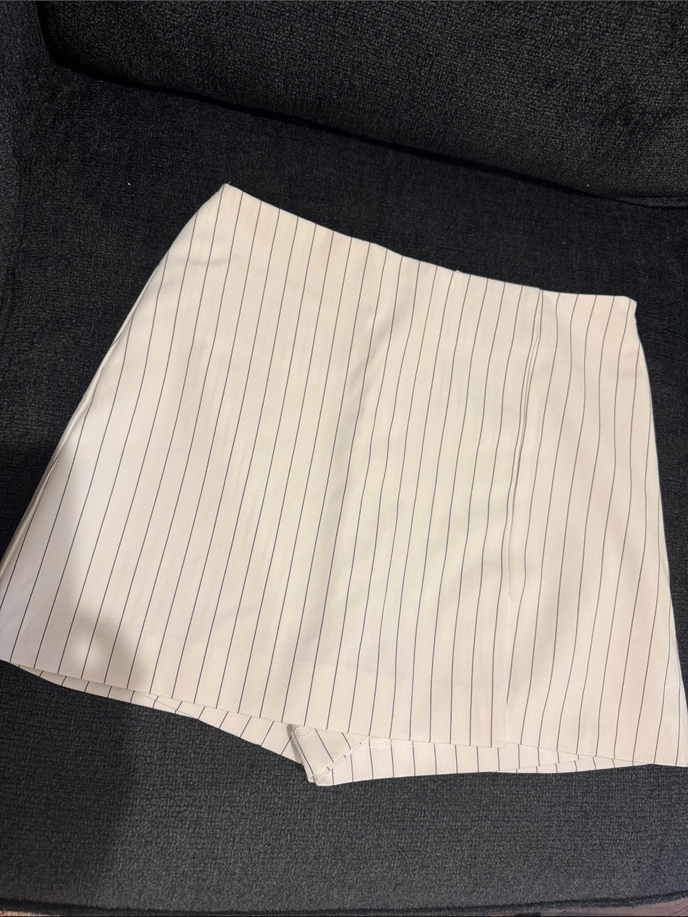 Endless Rose White Pinstripe Skort